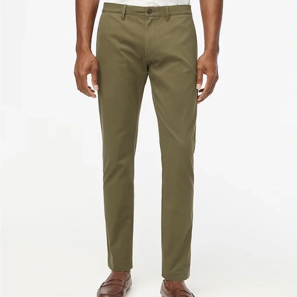 J crew loden green Slim-fit TruTemp365® chino pant
